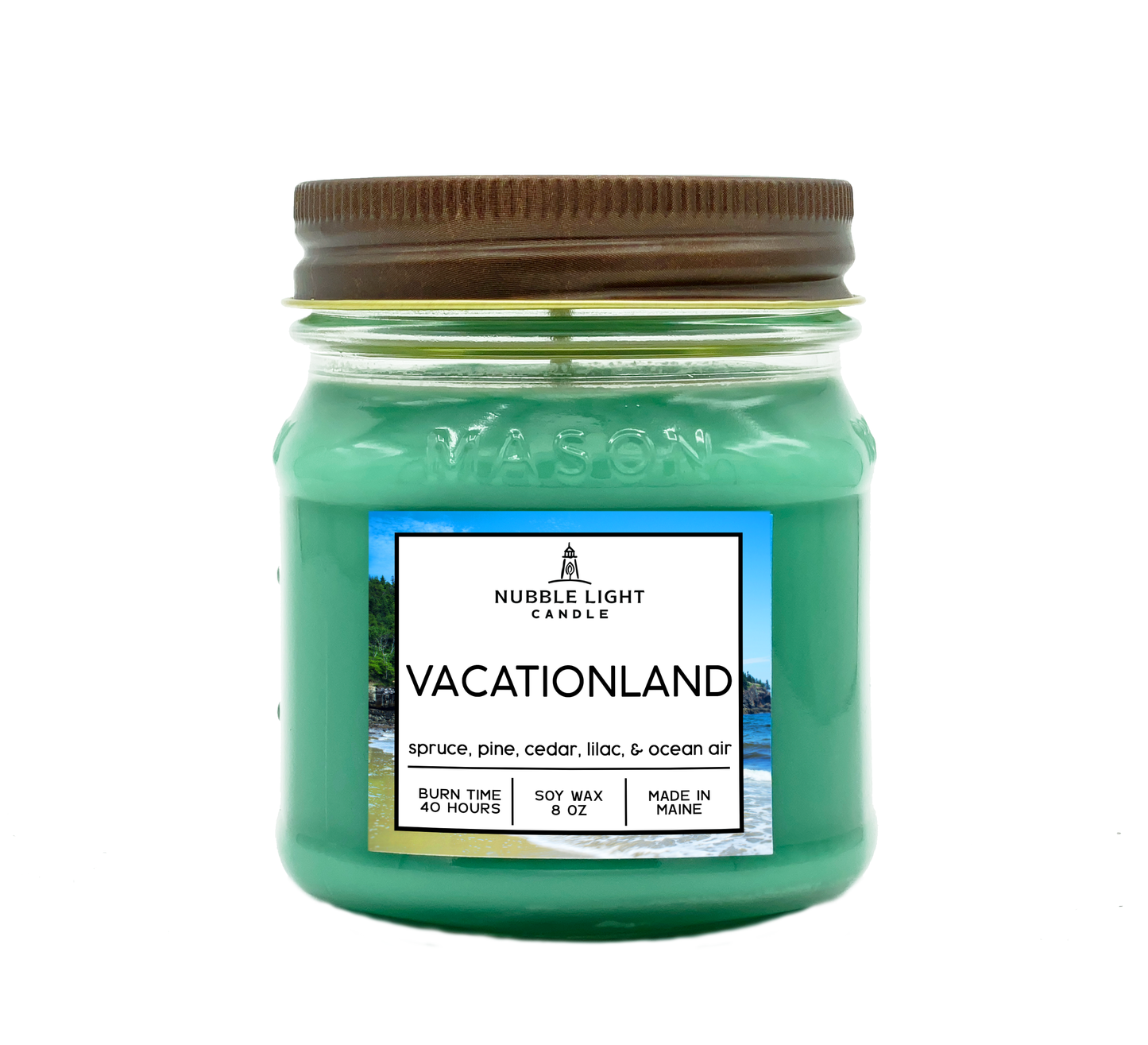 Vacationland 8oz. Scented Soy Candle