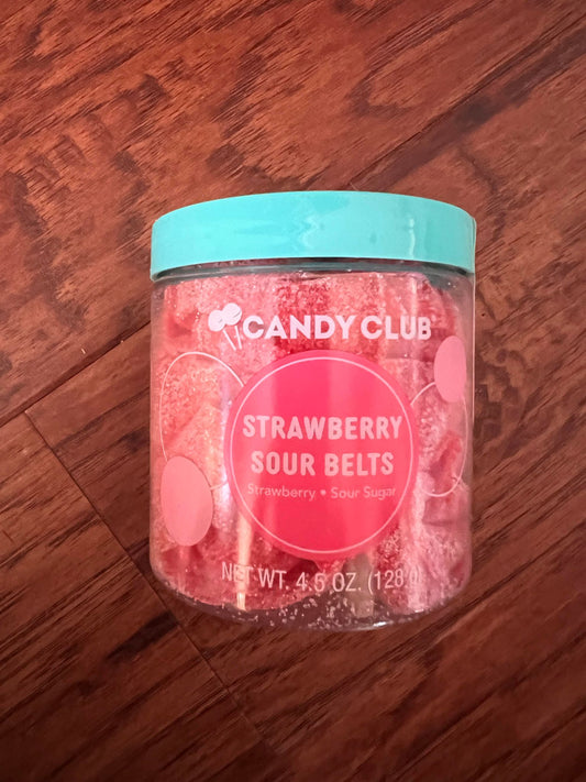 Candy Club Strawberry Sour Belts