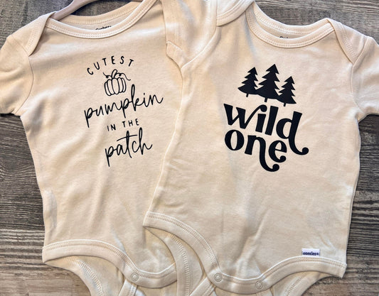 R&R Creations Maine Cream Onesies