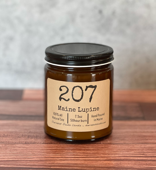 Area Code CUSTOMIZED amber natural soy candle