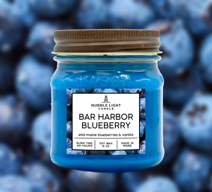 Bar Harbor Blueberry 8oz. Scented Soy Candle