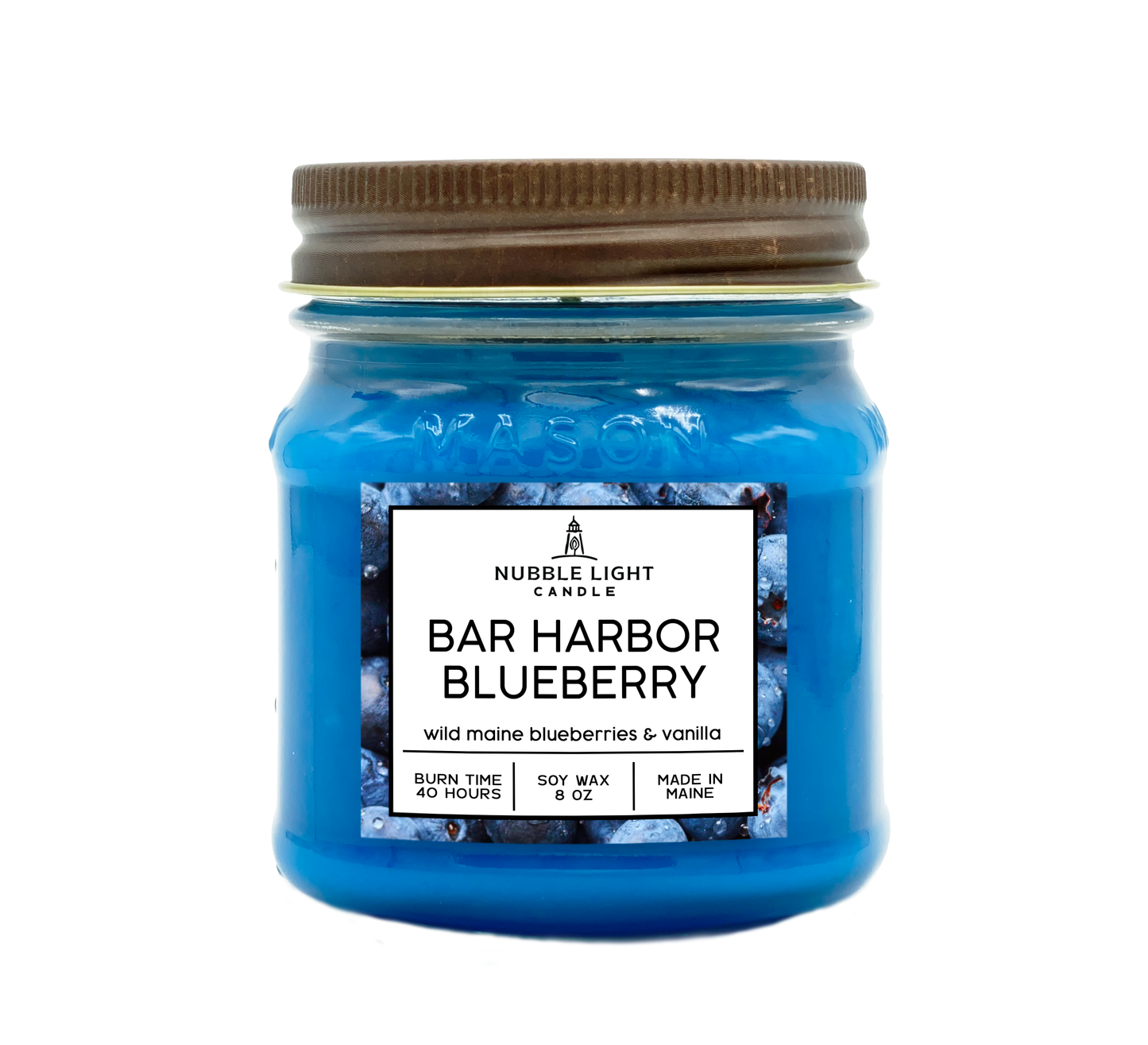 Bar Harbor Blueberry 8oz. Scented Soy Candle