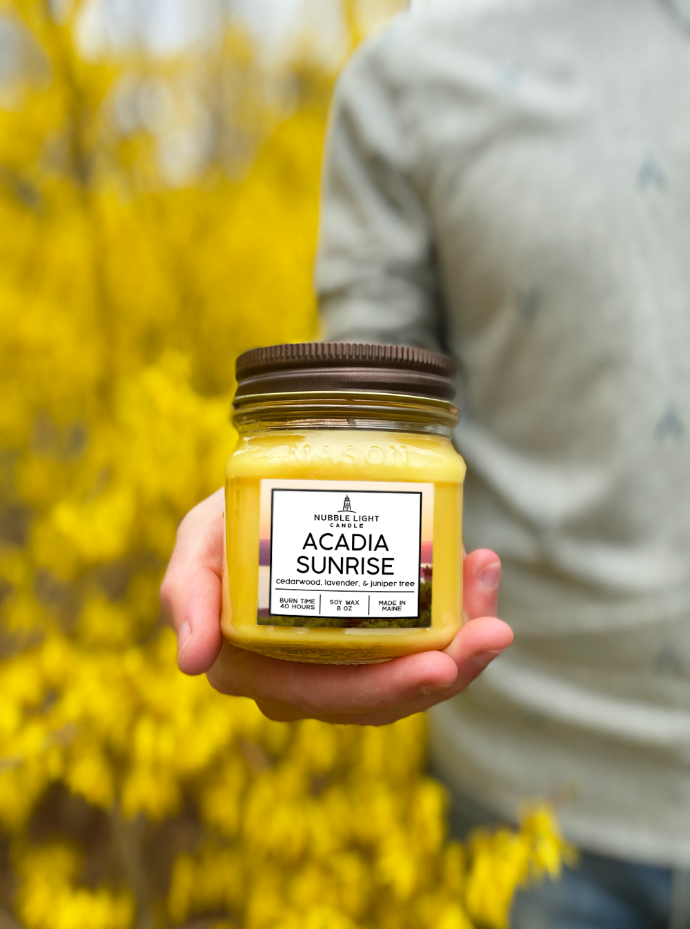 Acadia Sunrise 8oz. Scented Soy Candle