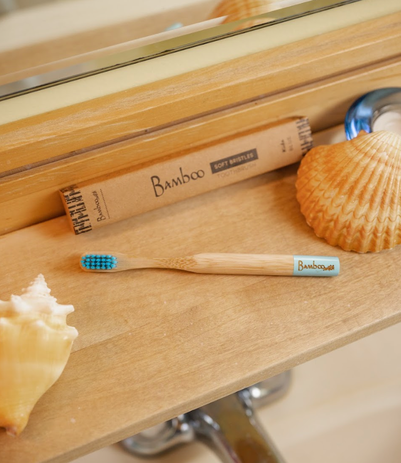 Bamboo Kids Toothbrush | Stocking Stuffer: Rainbow