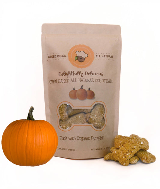 Delightfully Delicious Dog Treats Pumpkin All Natural Dog Treats