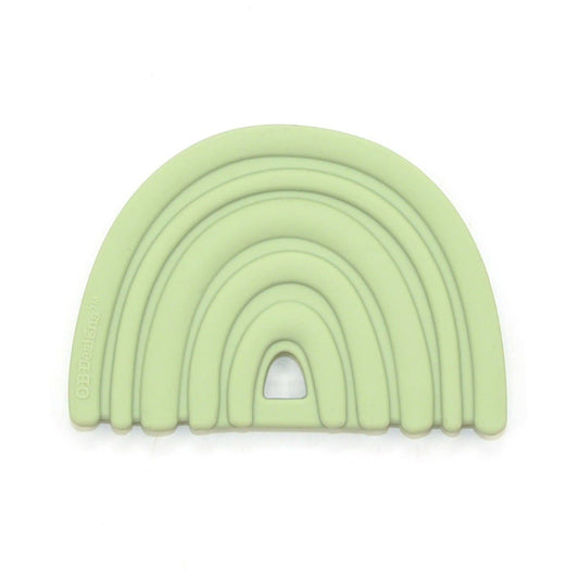 OB Silicone Rainbow Teether | Sage