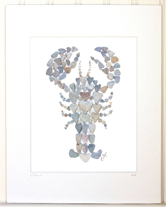 Love Rocks Me® Coastal art | Lobster art  print