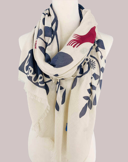 JC021258 Tree of Life Scarf