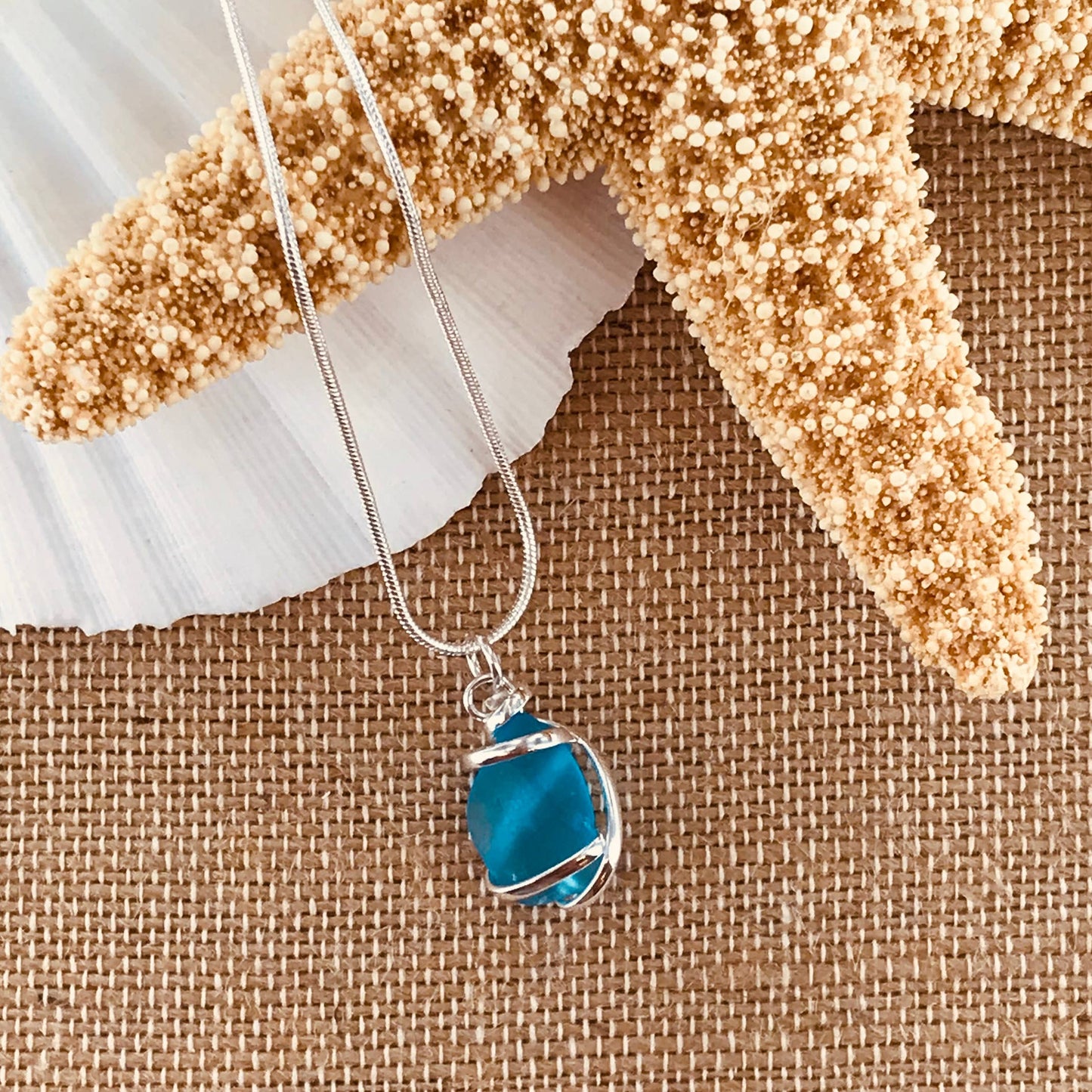 Cultured Sea Glass Pendant XCAM-PD16-SG