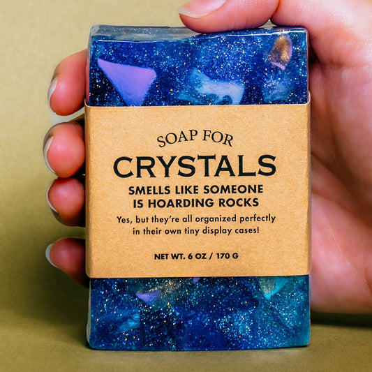 Whiskey River Soap Co. A Soap for Crystals | Funny Soap