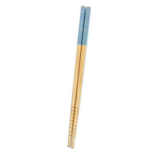 Bamboo Chopsticks - Set of 2 | Holiday Bestseller: Blue